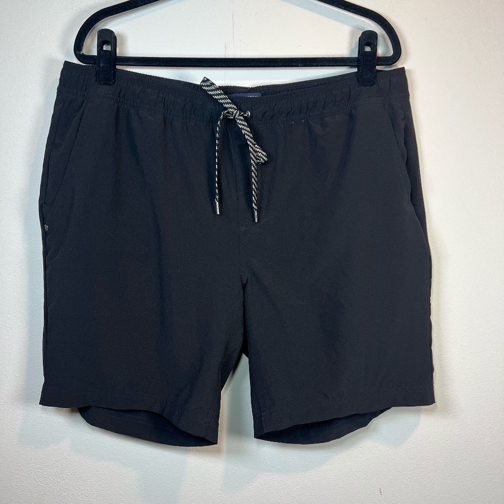 Cremieux Performance Shorts Black Lined Pocket Athletic Casual Stretch Summer XL